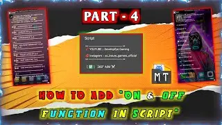 How To Add On & Off Function In Script | GG Script Multiple Function Add 