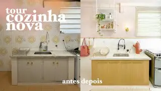 Reforma total de cozinha antiga 🤯🍽️ ficou incrível! | Gui e Rafa