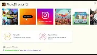 CyberLink PhotoDirector 12 - Unprofessional Tutorial 1: Full Mode | Tour | Free-Draw | Results