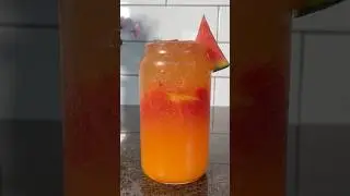 Watermelon Refreshing Drink🍉 #asmr #drink #summerdrink #asmrdrink #shorts #asmrsounds