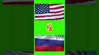 USA Flag VS RUSIA Flag