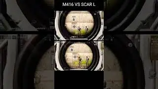 M416 vs Scar L damage test Pubg new state 