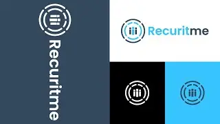 Recuritme LOGO design | job board logo design