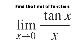 Calculus I: Limit of Trigonometric Functions 3