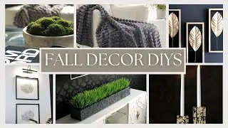 DIY Modern Fall Home Decor Ideas On A Budget
