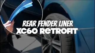 MUST Have for your Volvo XC60 | Rear Fender Liner Splash Guard  - Keep Mud OUT of Doors!