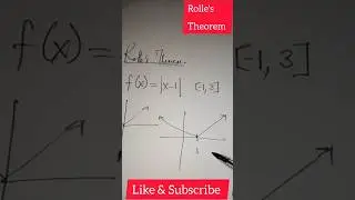 Rolle's Theorem || Math Method