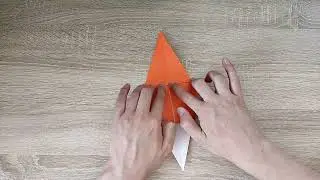 Origami paper bell   /   Оригами колокольчик из бумаги