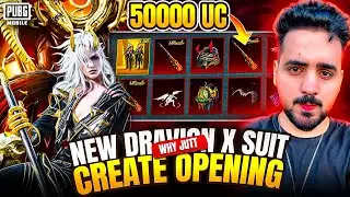 NEW DRAVION X SUIT AND AWM SKIN  | 50k UC BEST SPIN EVER 