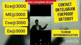 Gate premium lecture free