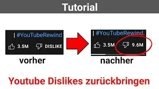 Tutorial - Youtube Dislikes wieder anzeigen für Firefox und Chrome