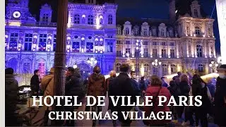 Paris Scintille 2021| Hotel de Ville Paris Christmas Village | Paris Christmas Village