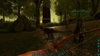 Hunting -  Taming Dilo while Being Attacked -  Ark Survival Evolved