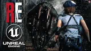RESIDENT EVIL REMAKE - FEITO na UNREAL ENGINE 5 | Fan Made Incrível!