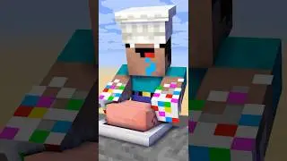 HELP Herobrine baking challenge VS Zombie VS Noob VS Cameraman - Minecraft Animation Monster School