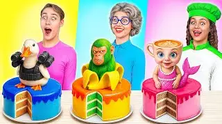 Eu vs Minha Vó No Desafio De Culinária Batalha de Brainrot | Idéias Malucas Para Cozinhar Multi DO
