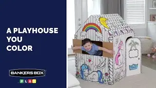 Playhouse for Kids-Bankers Box At Play Playhouse