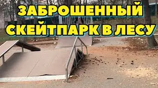 ЗАБРОШЕННЫЙ СКЕЙТПАРК В ЛЕСУ