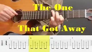 The One That Got Away - Katy Perry - Easy Fingerstyle Guitar Tutorial Tabs