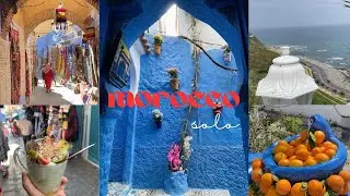 Solo Female Traveler in Morocco: Chefchaouen (Blue City) and Tangier 🇲🇦