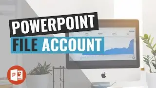 File Menu Account Tab (PowerPoint)