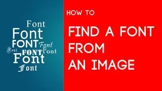 How to find a font from a picture