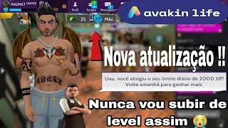 AVAKIN LIFE NOVA ATUALIZAÇÃO DE XP NUNCA VOU SUBIR DE LEVEL ASSIM #avakinlife#avakinlifeptbr#avakin