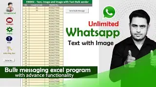 How to send whatsapp bulk messages with image free | send unlimited whatsapp bulk message with image