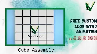 Videoratic 006 - Logo Motion Graphics Cube Assembly - Free Intro video animation 