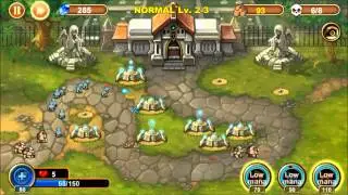 Castle Defense 2-3 Walkthrough, Normal, 3 Stars!