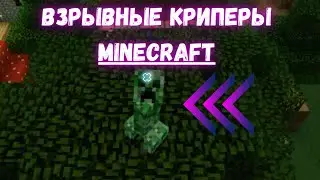 Взрывные криперы Minecraft