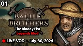 Two Nobles and a Lunatic Walk Into a Bar - Battle Brothers (Legends Mod)