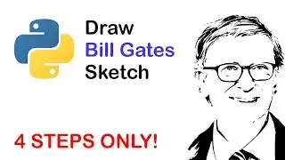 I Never Thought of Drawing Bill Gates in Python