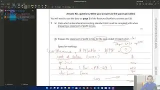 LCCI L3 Acc July 2021 No.1 Past Paper Practice