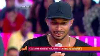 Leandrinho conta sua historia no Esquenta na Globo