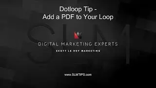 Dotloop Tip - Add a PDF to Your Loop