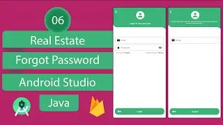 Real Estate App | 06 Forgot Password | Android Studio | Java
