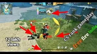 CS rank gameplay  12 lakhs views #freefire #freefiremax #garenafreefire #gaming #viral #video #like😍