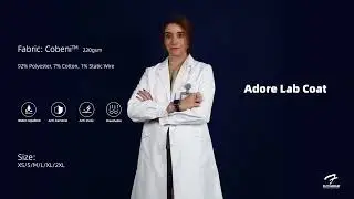 Long White Lab Coat—Adore | FUYI Lab Coat