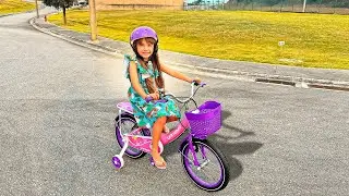 MANUELA GANHOU SUA PRIMEIRA BICICLETA - FAMÍLIA ROCHA
