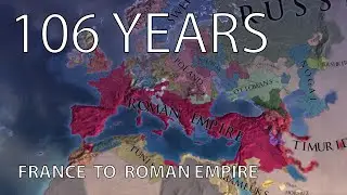 EU4 Timelapse | France to Roman Empire in 1550