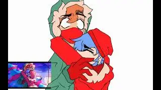 Redrawing one of my favorite cute scene's in fnf softie mod||REMAKE :D
