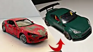 Restoration : CUSTOM : Toyota Gt86 build Model car 1/36