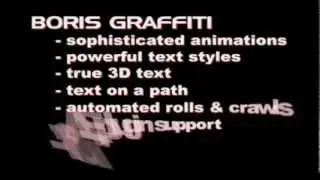 Boris Graffiti demo video