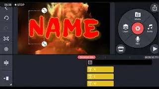 Name Intro using Kinemaster for Android phone