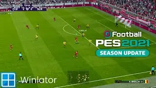 eFootball PES 2021 on Android Winlator 10.1 Poco F6