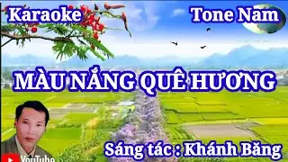 Karaoke : Màu Nắng Quê Hương : Tone Nam