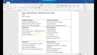 Nutrition - IF#4 Part A Explained