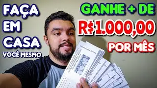 Renda Extra Trabalhando em casa apenas fazendo Talão, Carnê Gráfica Rápida