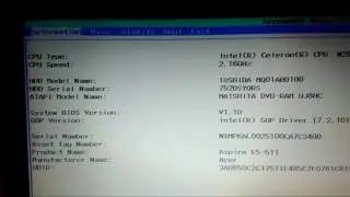 Entrar en la bios acer aspire E5511 O E15